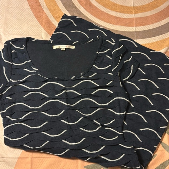 Studio M Navy Blue Midi Dress - Picture 1 of 6
